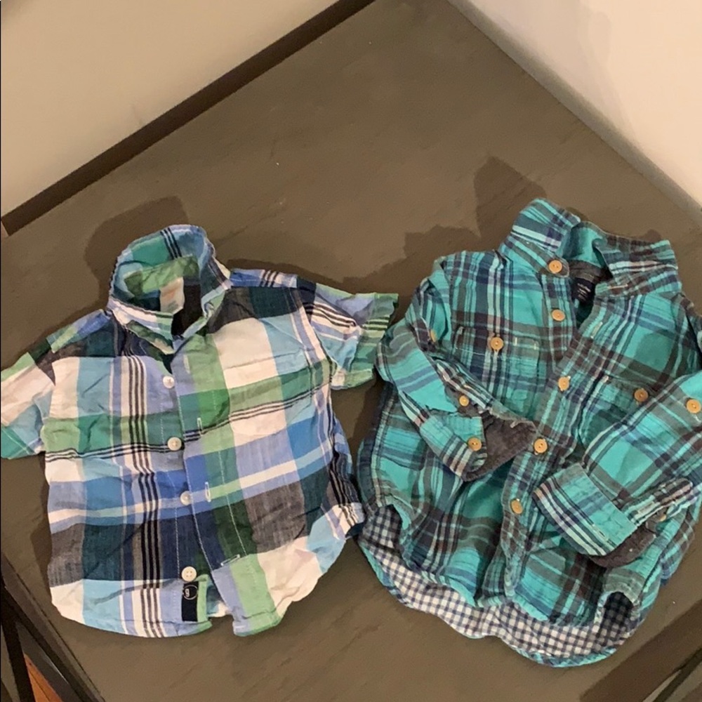 Toddler button ups